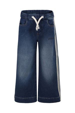 Stripe-Trimmed Jeans PALM ANGELS KIDS | PGYB003F24DEN0014545